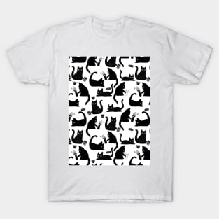 Bad Cats Knocking Stuff Over T-Shirt